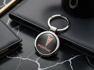 Pontiac Porte-clés Luxe Acier Inox Premium